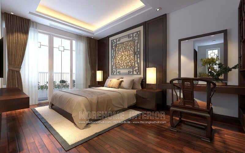 Gợi ý 12 ++ Mẫu giường ngủ phòng ông bà đẹp cho thiết kế chung cư