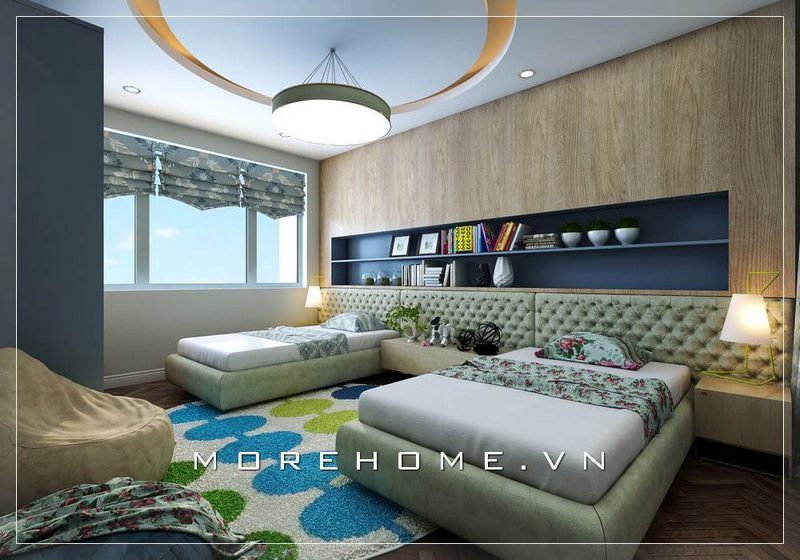 Cùng Morehome chiêm ngưỡng mẫu nội thất phòng ngủ con hiện đại cho chung cư, nhà phố, biệt thự...